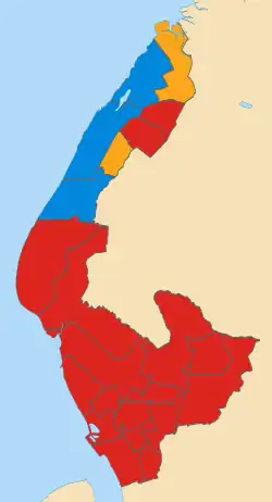 2022 results map