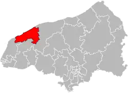 Location of Fécamp