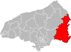 Location of Gournay-en-Bray