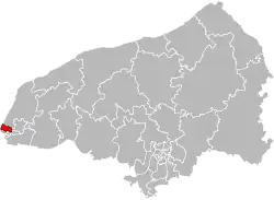 Situation of the canton of Le Havre-1 in the department of Seine-Maritime