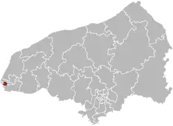 Situation of the canton of Le Havre-5 in the department of Seine-Maritime