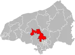 Location of Notre-Dame-de-Bondeville