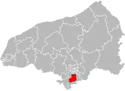 Location of Saint-Étienne-du-Rouvray