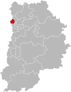 Location of Chelles
