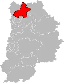 Location of Claye-Souilly