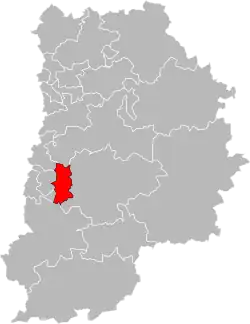 Location of Melun