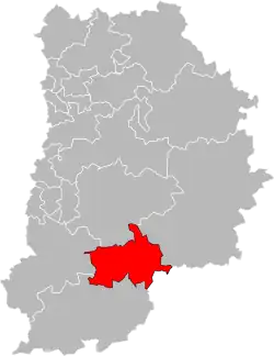 Location of Montereau-Fault-Yonne