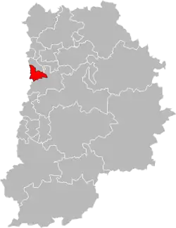 Location of Pontault-Combault