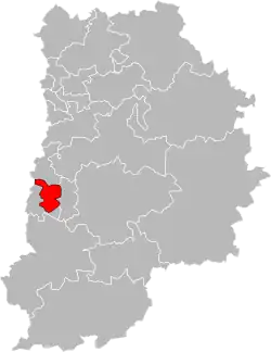 Location of Savigny-le-Temple