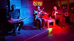 Selim Sesler (second from right) and his band in 2010