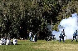 Seminole War reenactors