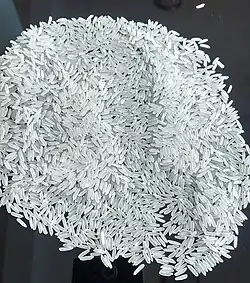Image 48Aromatic long-grain (សែនក្រអូប, sên krâ-op) rice, one of the best paddy rice varieties of Cambodia (from Agriculture in Cambodia)