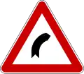 Curve to right