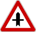 I-27 Intersection on a priority road with a non-priority road