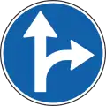 II-44.1 Proceed straight or turn right