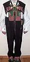 The front of the costume for men.
