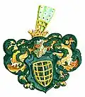 The Württemberg Seuter&nbsp;[de] carried a golden basket in their escutcheon and upper coat of arms.[13]
