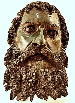 Bust head of Thracian king
