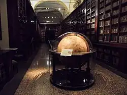 Seventeenth-century globe by Vincenzo Coronelli (Academy of Sciences of the Institute of Bologna)