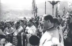 Inauguration of the Oituz World War I memorial, 19 September 1931