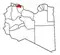 Map of the district of Murqub