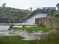 Spillway viewed from the bottom