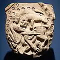 Hunting scene, Kafyr Kala, Tajikistan, 7th century CE. National Museum of Antiquities of Tajikistan
