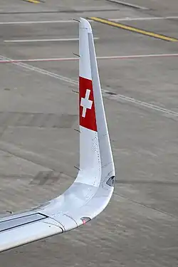 Airbus A320 blended "sharklet"
