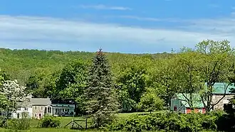 Area view of farmstead