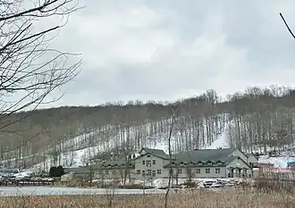 Base lodge and lower slopes