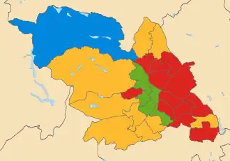 2021 results map