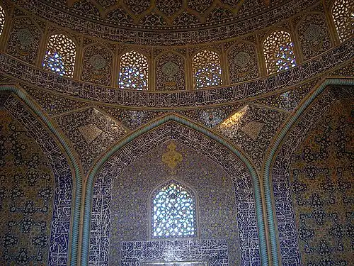 Interior of the dome