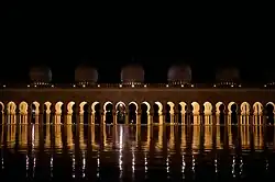 Sheikh Zayed Grand Mosque At Night