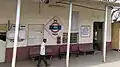 Shelu railway station - Platform board