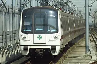 A CRRC Zhuzhou Electric Locomotive Works train