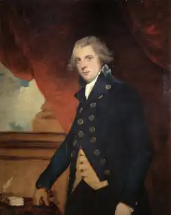 Portrait of Richard Brinsley Sheridan by Joshua Reynolds