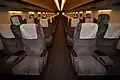 N700A series Green car interior