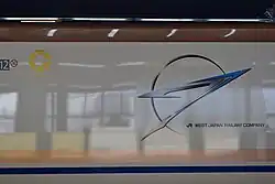 W7 Bodyside logo on car 12