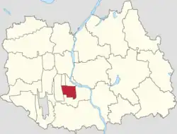 Location of Shiyuan Subdistrict within Shunyi District