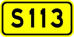 alt=S113 Expressway shield