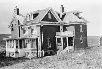 Brick home built by James Shouldice, 1911.