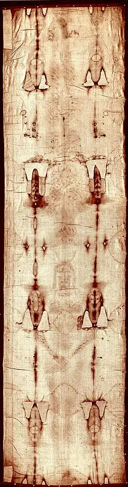 Image 13Shroud of Turin, by Giuseppe Enrie (from Wikipedia:Featured pictures/Culture, entertainment, and lifestyle/Religion and mythology)