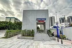 Entrance B (elevator entrance)