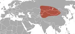 Map of range