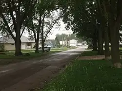 A street view of the city