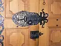 Sießen, lock on main door of monastery church
