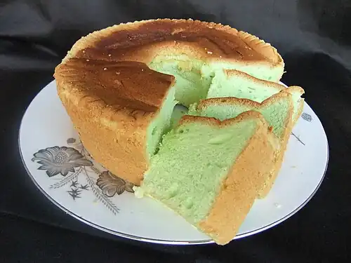 Pandan cake, Southeast Asian origin