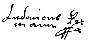 Louis II's signature