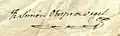Simó de Guardiola i Hortoneda's signature