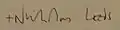 Nick Baines's signature
